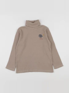 Jellymallow - sous-pull beige - 6/7 ans