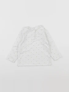 Vertbaudet - tee-shirt blanc - 12 mois