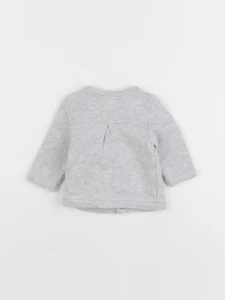 Tape à l'oeil - sweat gris - 3 mois