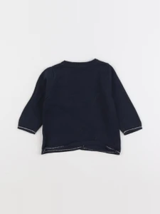 Tape à l'oeil - gilet bleu - 9 mois