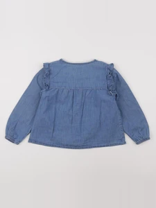 Vertbaudet - blouse bleu - 6 ans