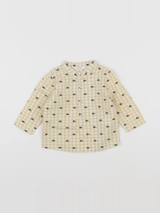 Boutchou - chemise jaune - 6 mois