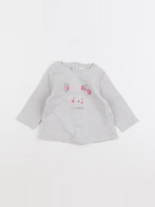 Tape à l'oeil - tee-shirt gris - 6 mois