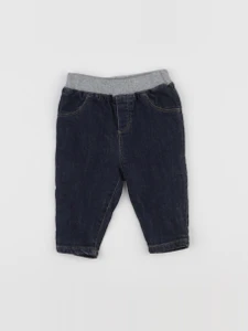 Boutchou - jean doublé bleu - 3 mois