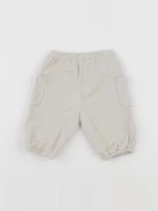 Petit Bateau - pantalon doublé beige - 3 mois