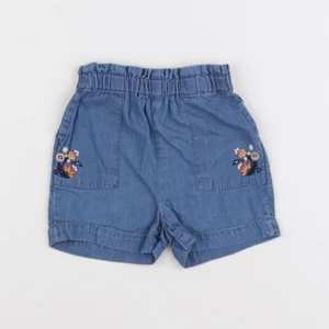 Little Cigogne - short bleu - 12 mois