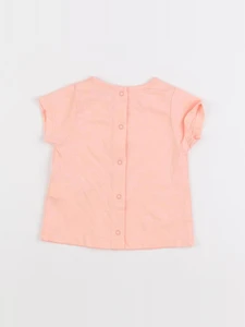 Tape à l'oeil - tee-shirt rose fluo - 3 mois
