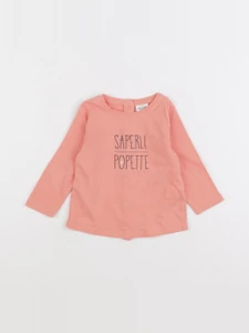 Tape à l'oeil - tee-shirt orange - 12 mois