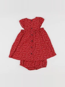 Boutchou - robe rouge - 6 mois