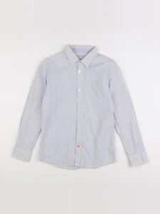 Zara - chemise blanc, bleu - 9/10 ans