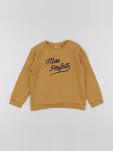 Vertbaudet - sweat jaune, or - 6 ans