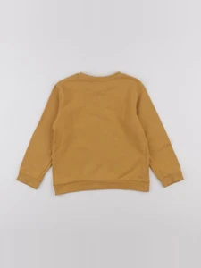 Vertbaudet - sweat jaune, or - 6 ans
