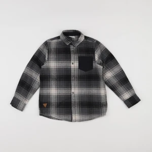 Vertbaudet - chemise gris, noir - 8 ans
