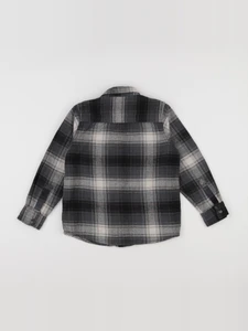 Vertbaudet - chemise gris, noir - 8 ans