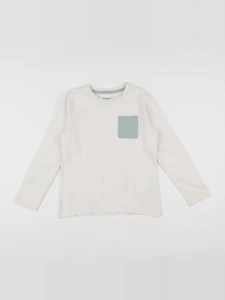 Vertbaudet - tee-shirt blanc - 8 ans