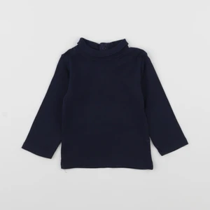 Vertbaudet - sous-pull bleu - 12 mois