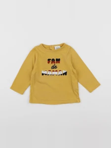 Tape à l'oeil - tee-shirt jaune - 6 mois