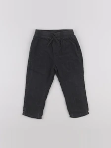 H&M - pantalon gris - 12/18 mois