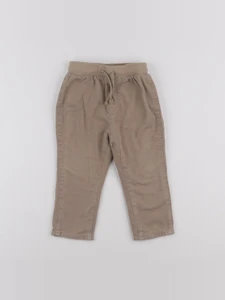 H&M - pantalon marron - 12/18 mois