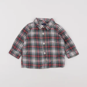 GAP - chemise vert, rouge - 6/12 mois