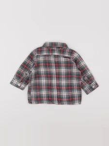 GAP - chemise vert, rouge - 6/12 mois