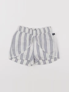IKKS - short blanc, bleu - 18 mois