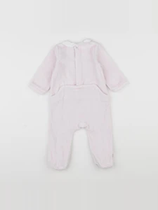 Jacadi - pyjama velours rose - 6 mois