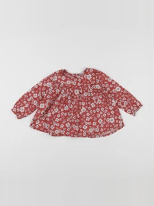 Boutchou - blouse rose - 12 mois