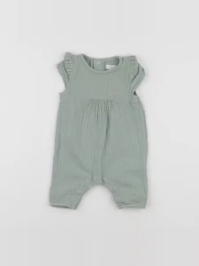 Vertbaudet - combinaison beige - 3 mois