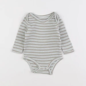 Vertbaudet - body vert, blanc - 3 mois