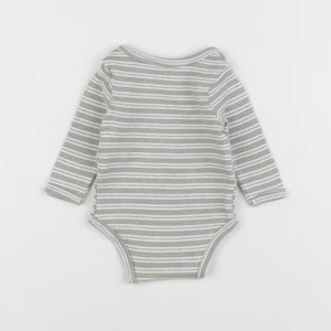 Vertbaudet - body vert, blanc - 3 mois