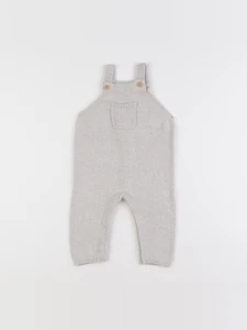 Vertbaudet - salopette beige - 6 mois