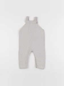 Vertbaudet - salopette beige - 6 mois