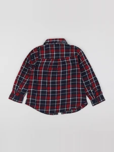 Vertbaudet - blouse rouge, bleu - 6 ans
