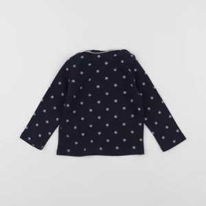 Petit Bateau - maillot de corps bleu - 12 mois