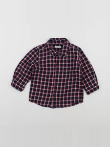 Boutchou - chemise bleu - 12 mois
