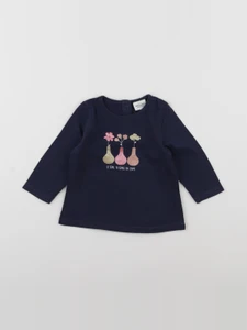 Jacadi - tee-shirt bleu - 12 mois