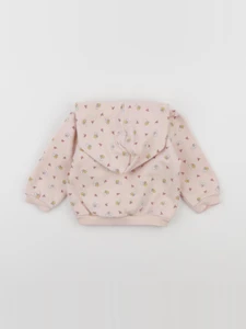 Vertbaudet - sweat rose - 9 mois