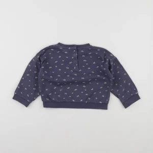 Vertbaudet - sweat bleu - 12 mois