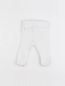 H&M - legging blanc - 1/2 mois
