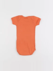 Petit Bateau - body orange - 6 mois