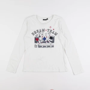 IKKS - tee-shirt blanc - 10 ans