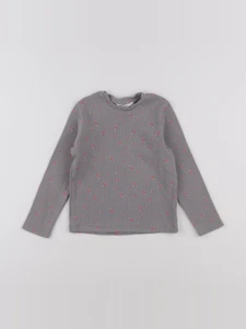 Eden & Victor - tee-shirt gris, rose - 3 ans