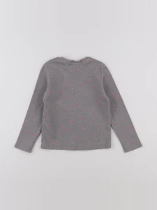 Eden & Victor - tee-shirt gris, rose - 3 ans