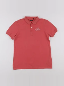 IKKS - polo imprimé au dos rouge - 10 ans