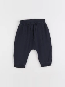 Boutchou - sarouel doublé bleu - 6 mois