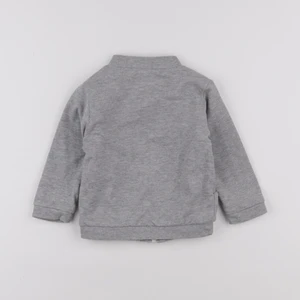 Vertbaudet - sweat gris - 18 mois