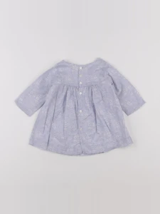 Jacadi - robe liberty bleu - 6 mois