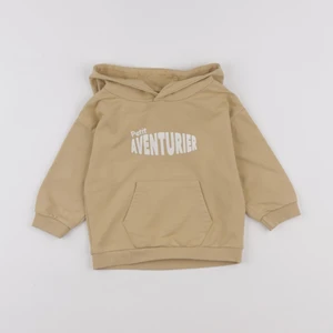 Vertbaudet - sweat beige - 12 mois