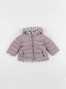 Vertbaudet - doudoune réversible violet - 12 mois